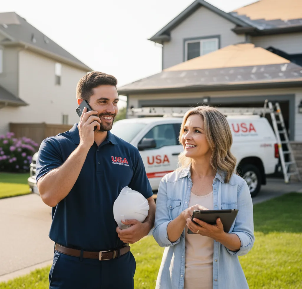 USA Roof Repair Experts customer support in Lakeside